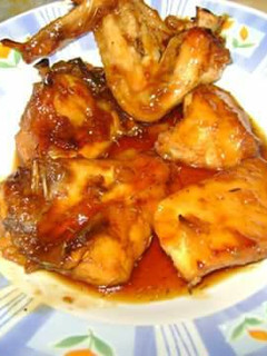 Una foto de Pollo a la miel y limón