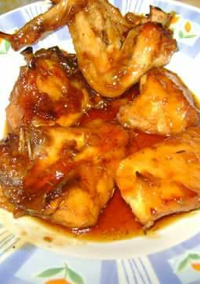 Una foto de Pollo a la miel y limón
