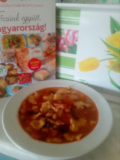 Fejtett bableves recept fotója