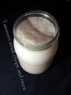 Coconut nd date milkshake ainihin hoton girkin