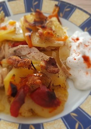 Tepsis krumpli recept fotója