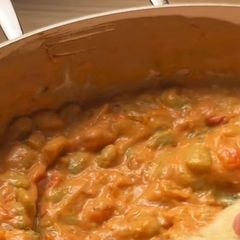 A picture of Creamy Brown Beans.