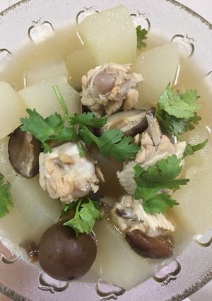 รูปของ “ต้มฝักมะนาวดองน่องไก่”#รักบ้านเกิด