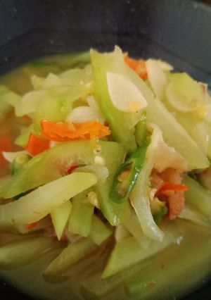 Foto resep Labu oseng cabe hijau