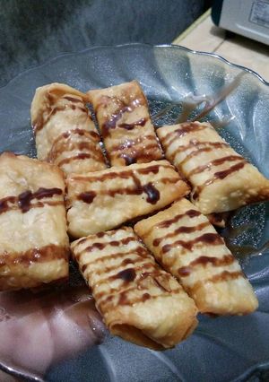 Foto resep Pisang selimut kulit pangsit