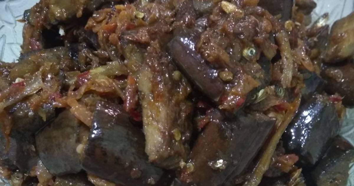 Resep Sambal Terong Teri Rebon Ikan Asin Oleh Wieba Ayu Cookpad