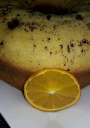 Una foto de Bizcochuelo de chocolate y naranja