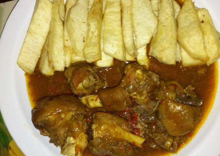 Simple Way to Prepare Quick Fried yam | Satisfyingrecipe.web.app