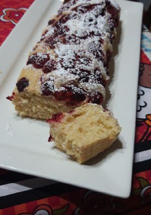 Una foto de Queque de frambuesa