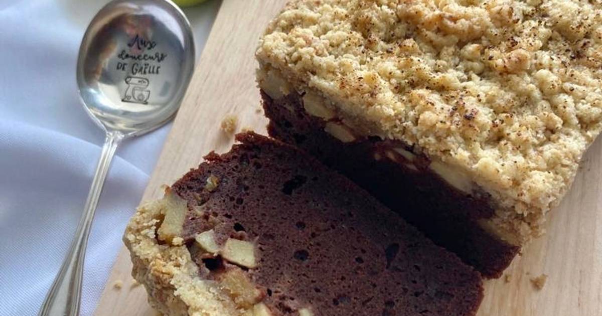 Crumble Cake Pomme Chocolat De Aux Douceurs De Gaelle Cookpad