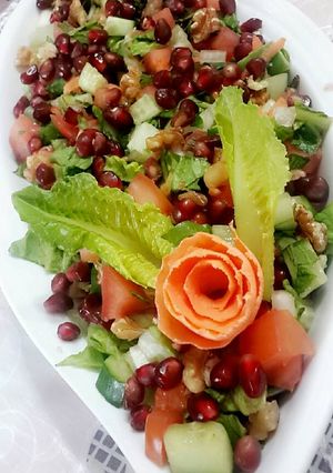 صورة لوصفة سلطة الرمان