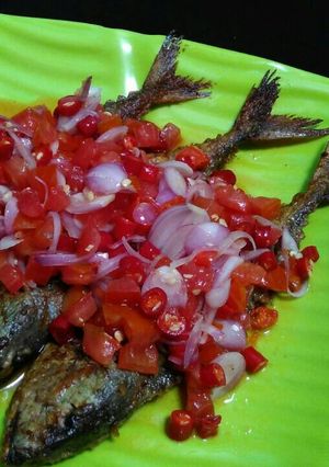 Foto resep Ikan Asin Sambal Dabu-Dabu