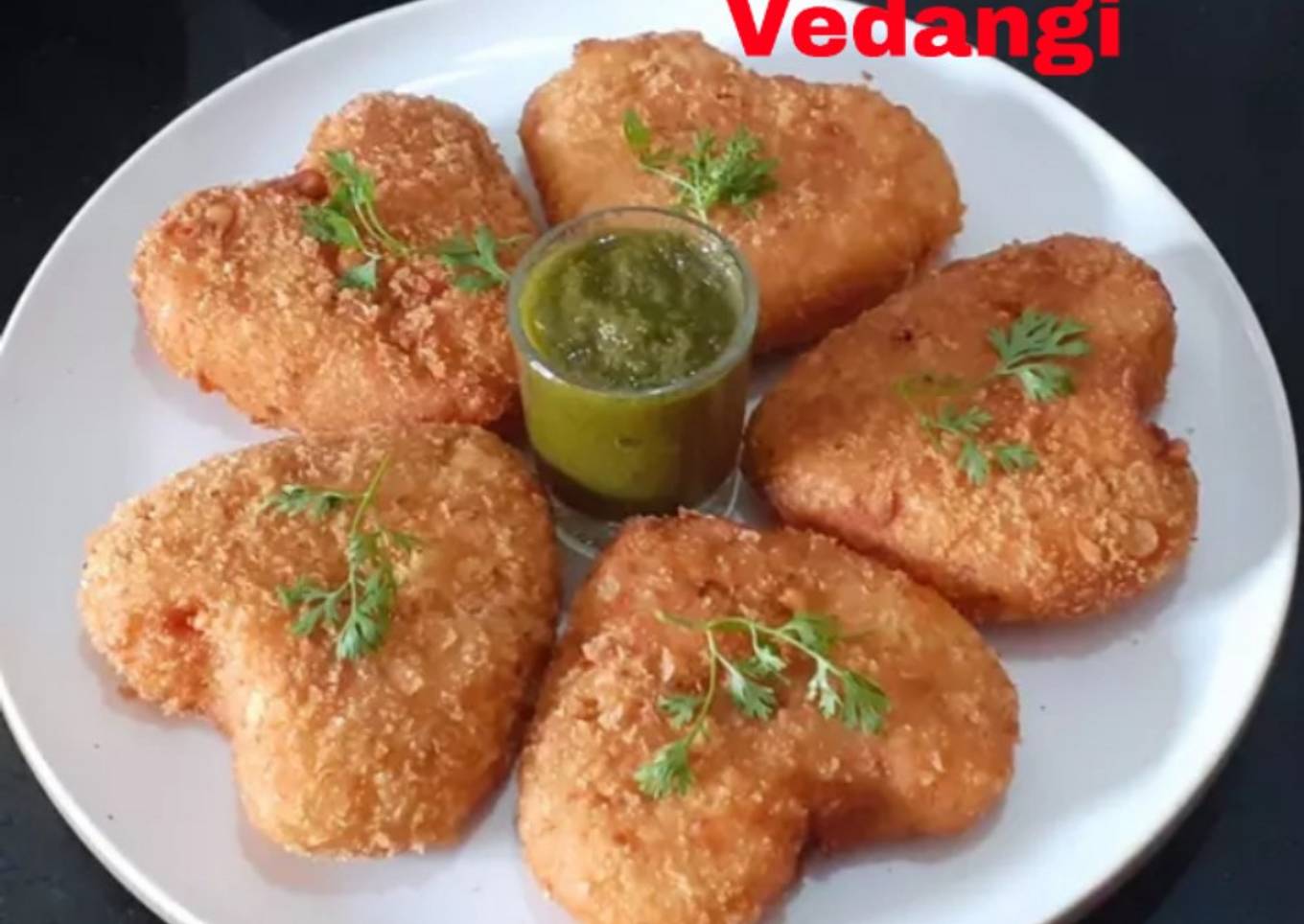 Potato Chana dal Hearts