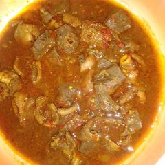 A picture of Offal pepper soup.