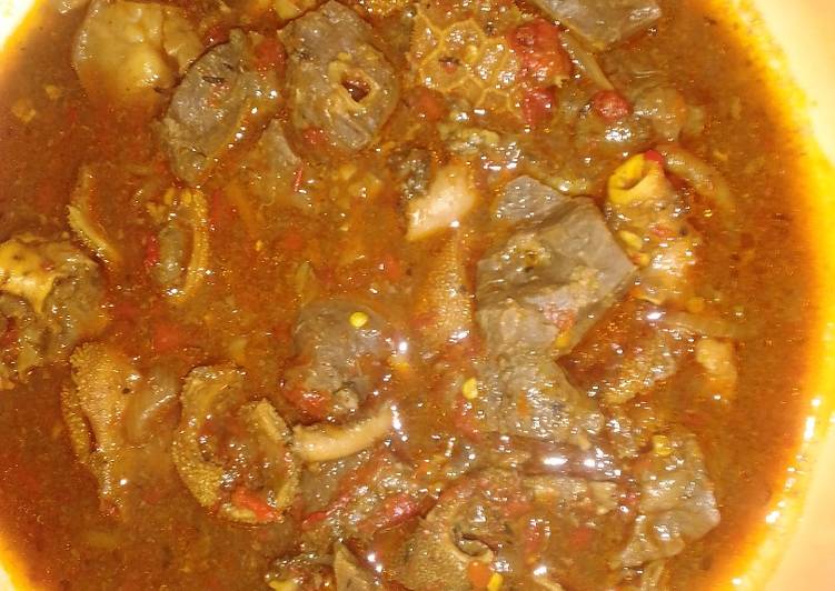 How to Prepare Award-winning Offal pepper soup