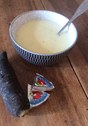 Une photo de Potage crémeux au Radis Noir