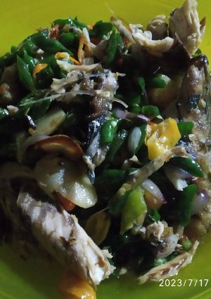 Foto resep Ikan kembung keranjang cabe ijo