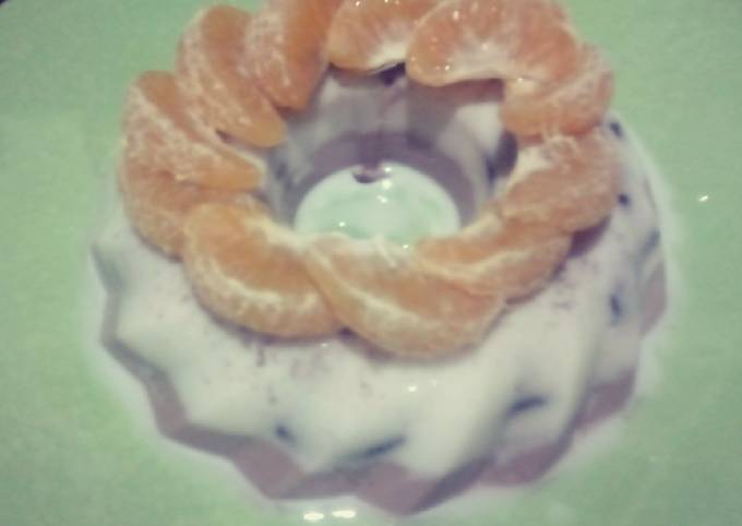 Puding Milo Oreo Topping Buah (resep simpel bgt)