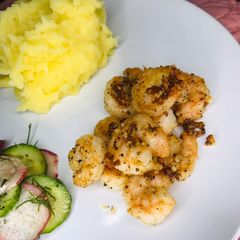 A picture of Garlicky Prawns 🍤.