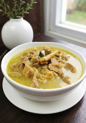 Foto resep Soto Daging Kuning metode 30 menit