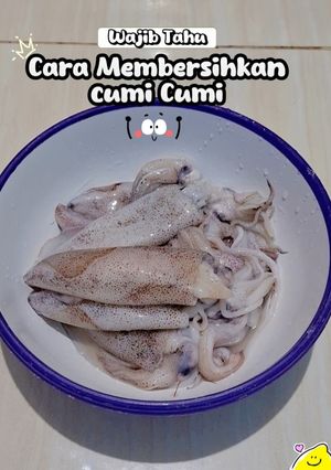 Foto resep Cara Membersihkan Cumi2