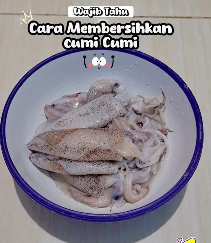 Foto resep Cara Membersihkan Cumi2