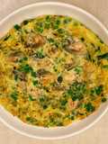 Chive and Oyster Omelette