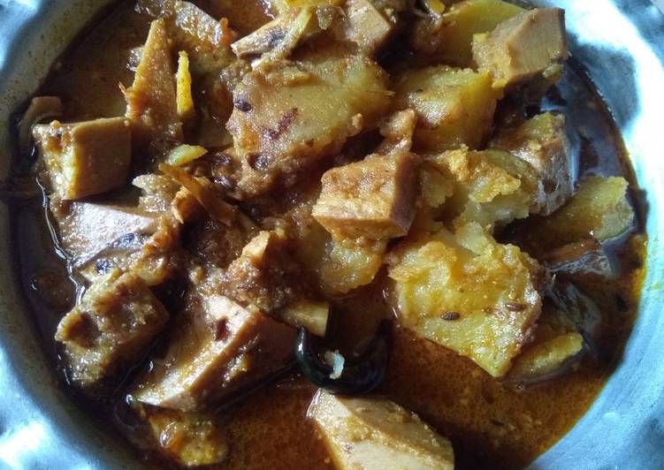 Steps to Prepare Super Quick Homemade Raw jackfruit curry