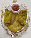Mixed dal veggies chilla