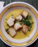 Crema de Zapallo y croutunes caseros
