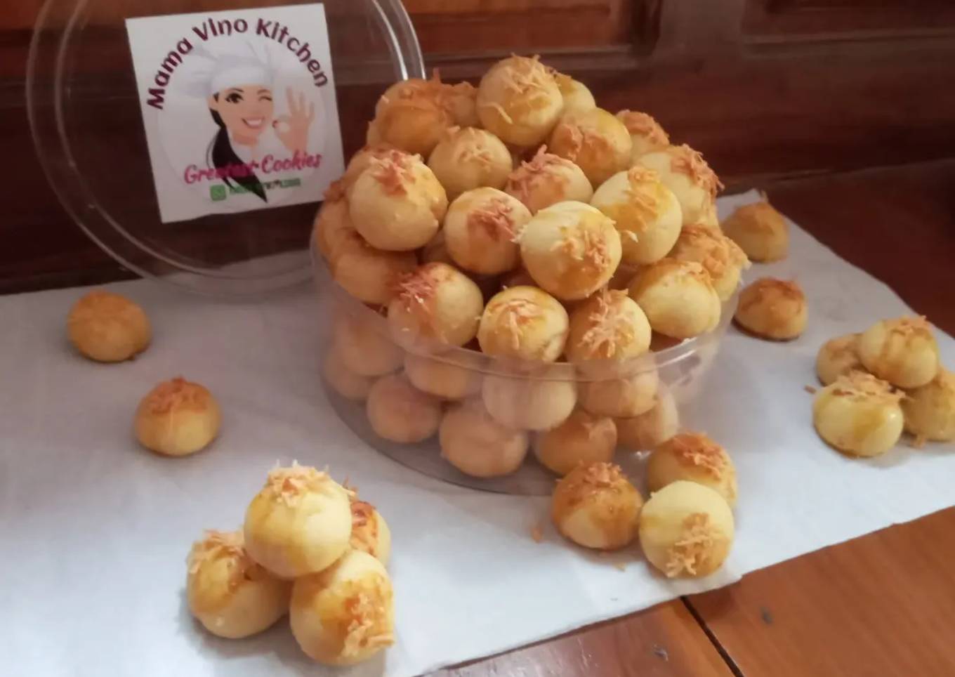 CHEESE Nastar menggunakan loyang universal և ketuhar Tangkring