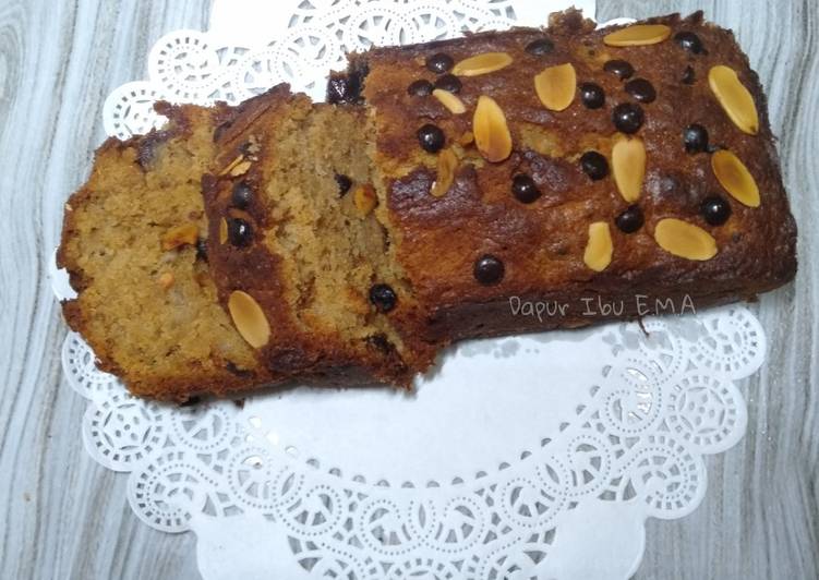 Cake Pisang - Kurma moist dan wangi, dg 1 telur
