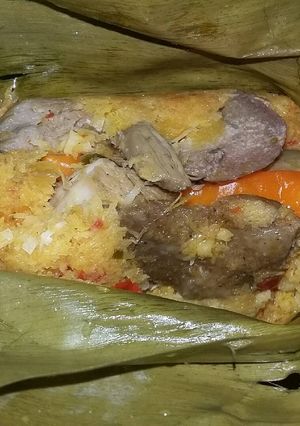 Foto resep Botok kelapa+daging ayam..