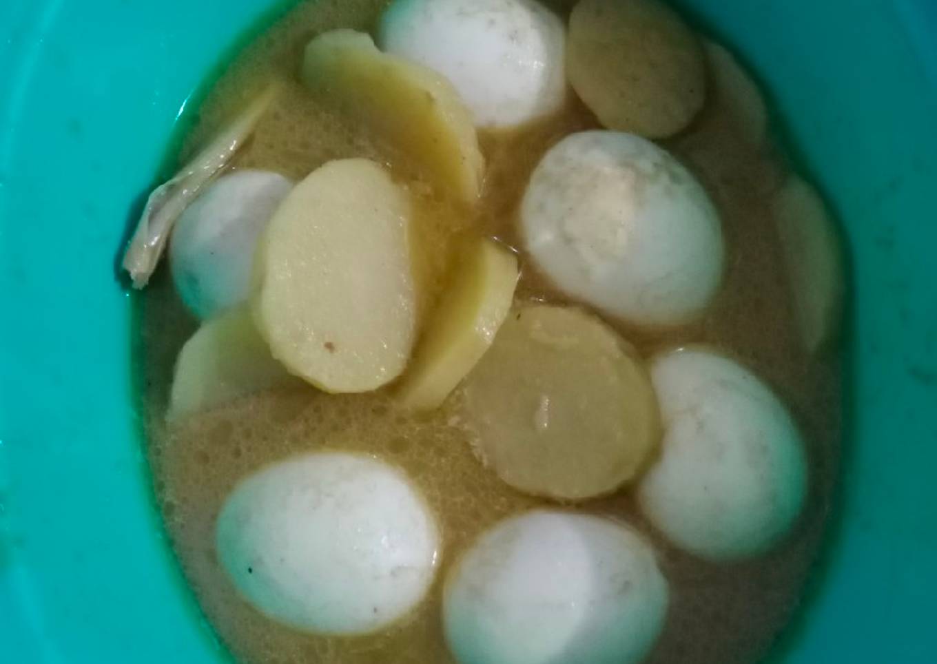 Opor telur kentang