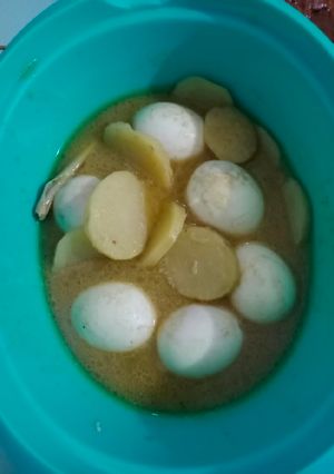 Foto resep Opor telur kentang