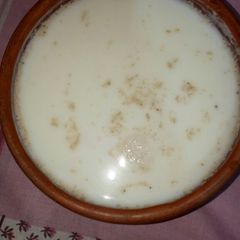 Almond and Poppy seeds Milk A picture of Almond and Poppy seeds Milk.