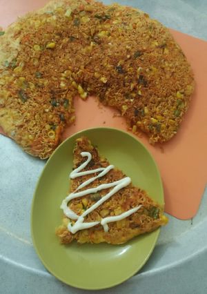Hình của món Pizza mỳ tôm.
