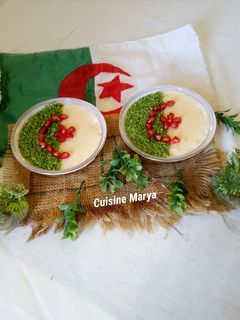 صورة لوصفة محلبي بتزيين علم بلادي 🇩🇿🇩🇿🇩🇿