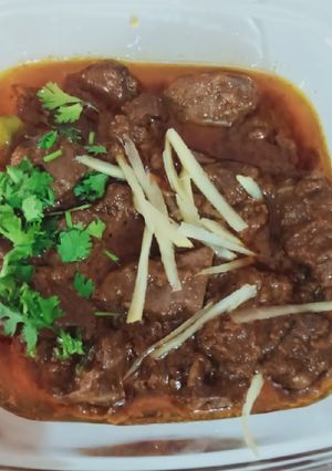A picture of Mutton masala.