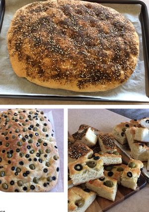 صورة لوصفة خبز الفوكاشيا