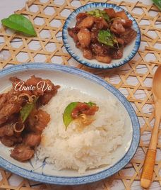 mắm ruốc húng quế