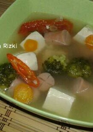 Foto resep Sup bening pedas