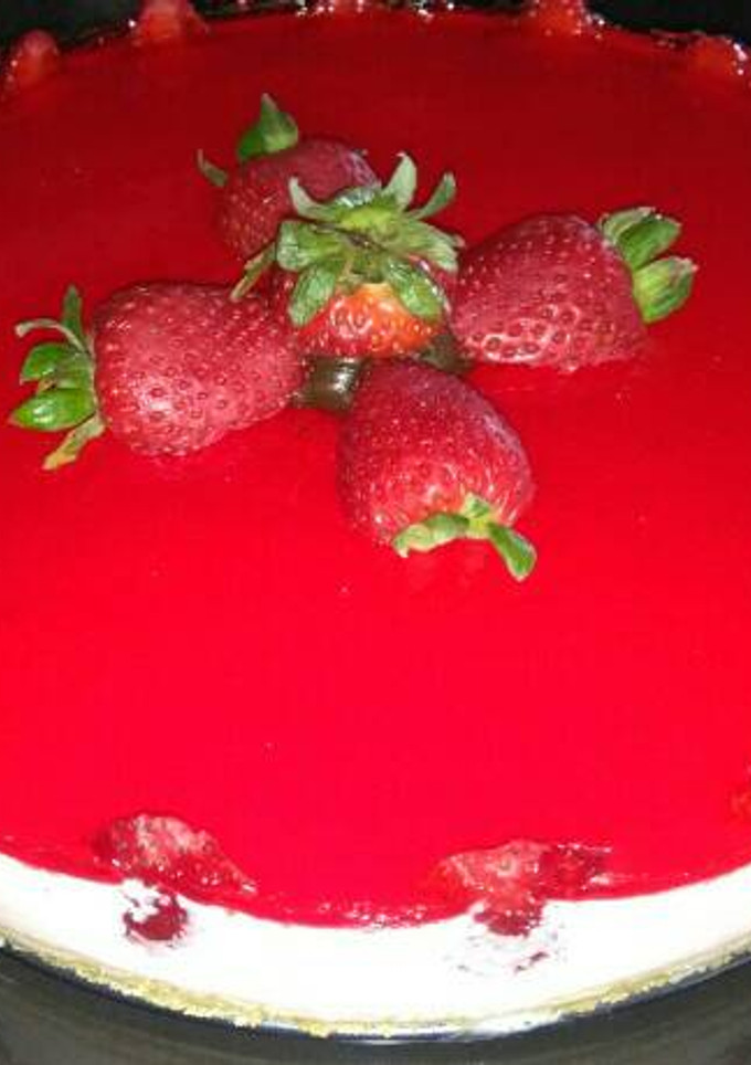 Una foto de Cheesecake de fresa
