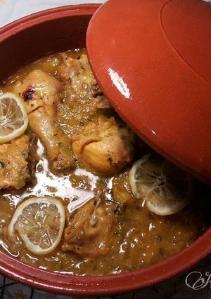 Foto principal de Cazuela de pollo encebollado al limón