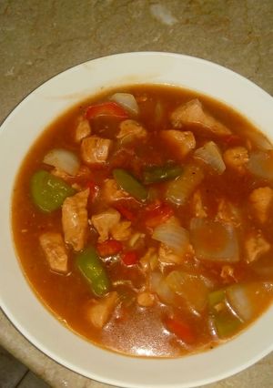A picture of Chinese Chicken.