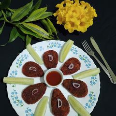 A picture of Beetroot Chop / Cutlet.