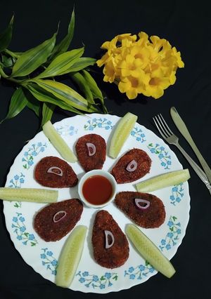 A picture of Beetroot Chop / Cutlet.