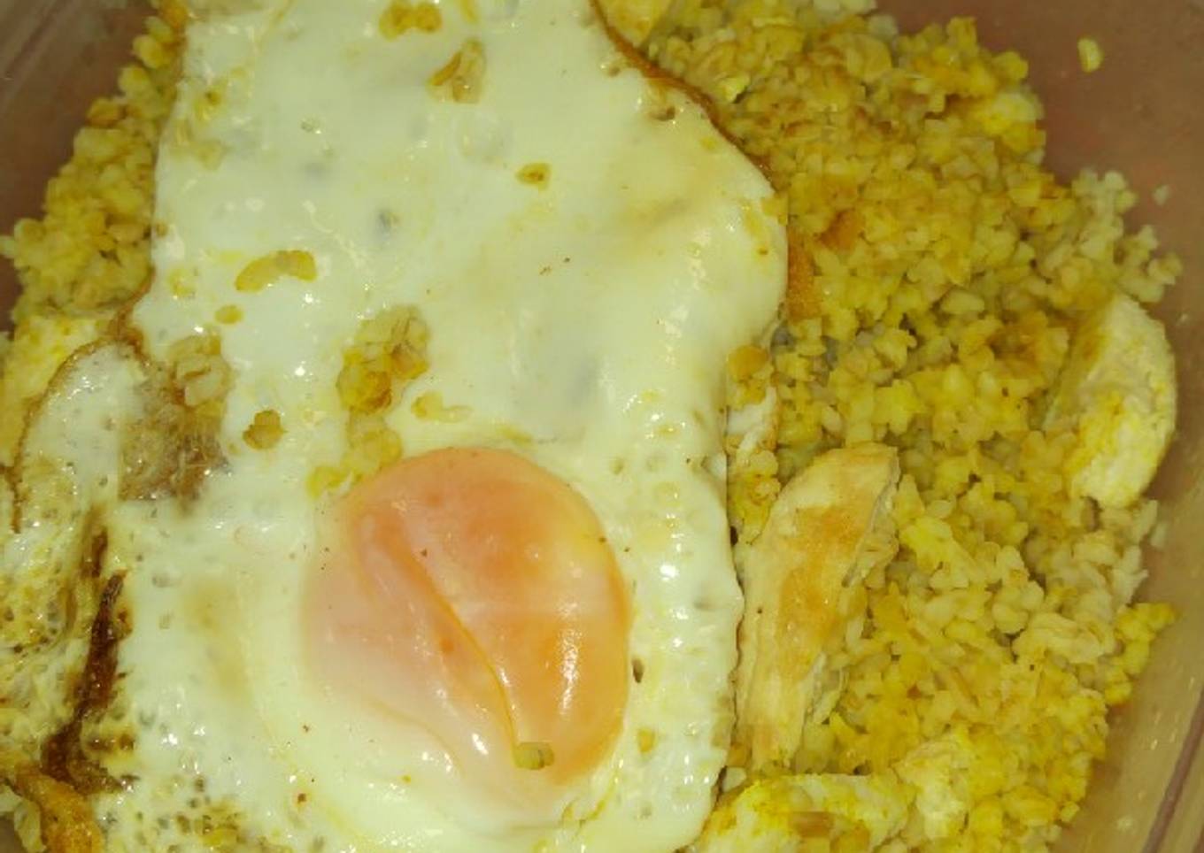 To learn how to collect bulgur huevo and curry polo