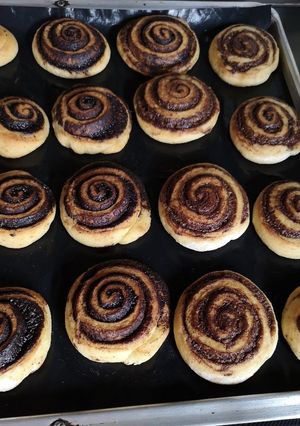 Mindenmentes kakaós és mogyorókrémes csiga recept fotója
