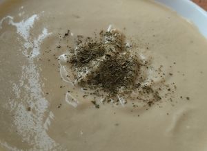 Una foto de Salsa cremosa de garbanzos🥯🥙🧆